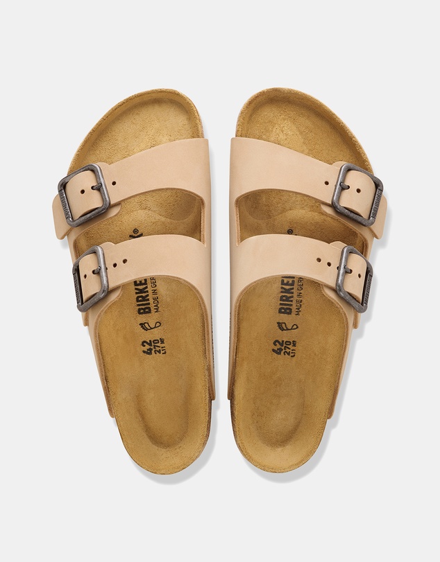 Birkenstock - Arizona Wire Buckle Nubuck Leather Regular - Unisex