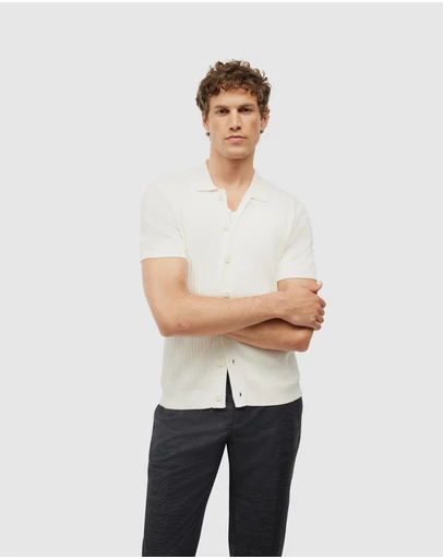 Politix - Textured Button-through Knit