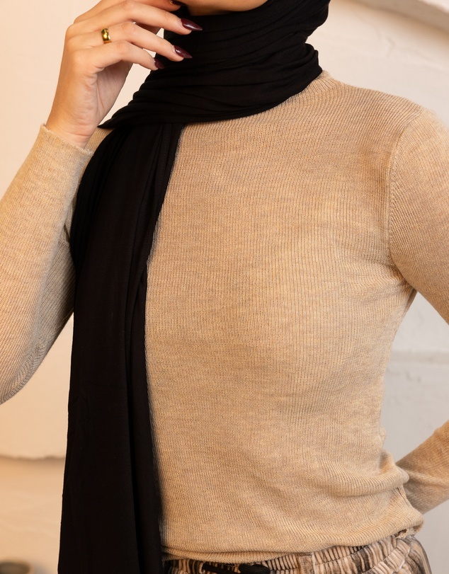 Mod Squad - Luxe Jersey Hijab- Midnight