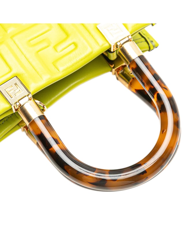 Pre-Loved by Azura Reborn - Pre-Loved Mini Zucca Embossed Leather Sunshine Shopper Tote