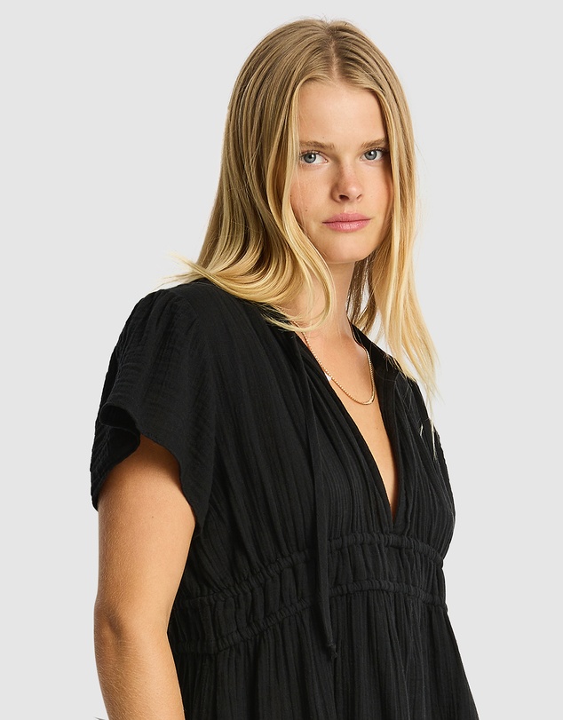 Sea Level Australia - Sunset Short Daydress Black