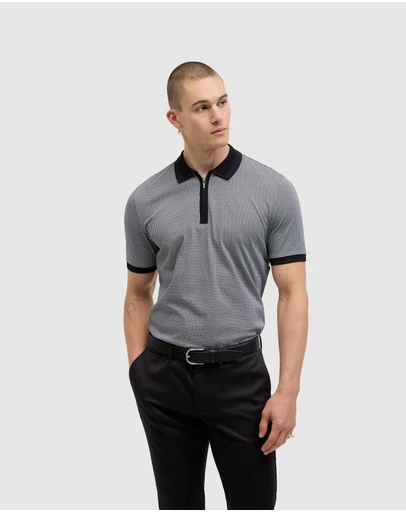 Politix - Saunders Geo Print Polo