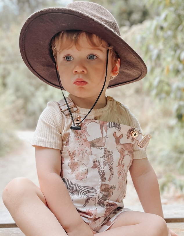 WITH LOVE FOR KIDS - BASICS Wide Ribbed Short Sleeve Top - Kids