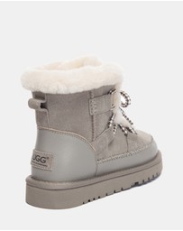 EVERAU - Australian Shepherd Ugg Elvora Cow Suede Upper UGG Boots
