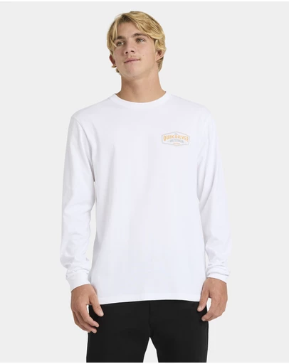Quiksilver - Mens Classic Hooks Long Sleeve T-Shirt