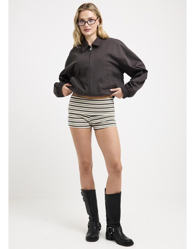 Insight - Danni Stripe Folded Shorts