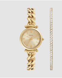 Fossil - Carlie Gold Tone Analogue Watch