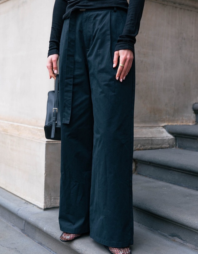 Style Addict - Belted Relaxed Trousers