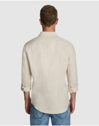 yd. - West Hampton Pure Linen Shirt