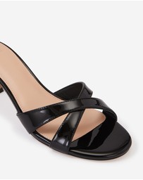 Wittner - Gracie Patent Leather Kitten Heel Mules