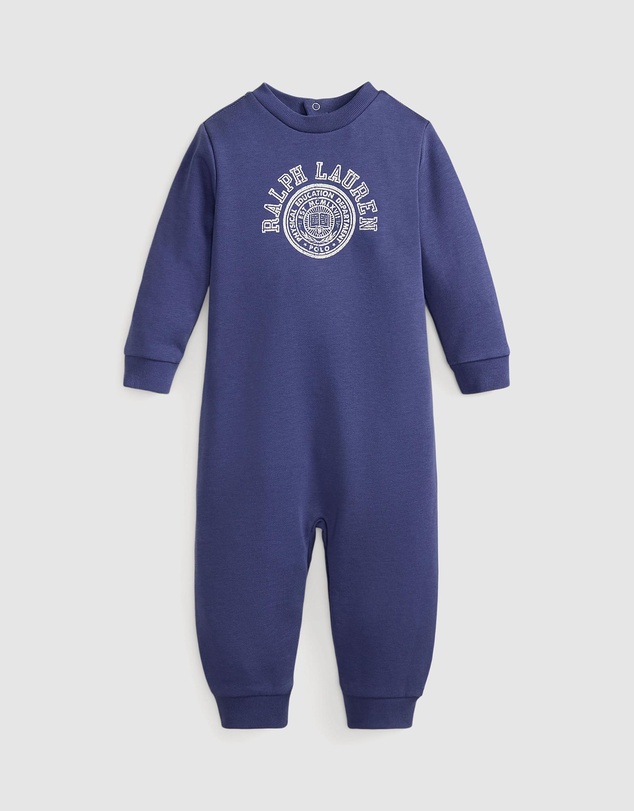 Polo Ralph Lauren - Logo French Terry Coverall - ICONIC EXCLUSIVE - Babies