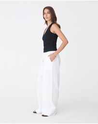 Forcast - Bronte Cotton Drawstring Pants