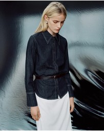 M.N.G - Denim Shirt With Seams