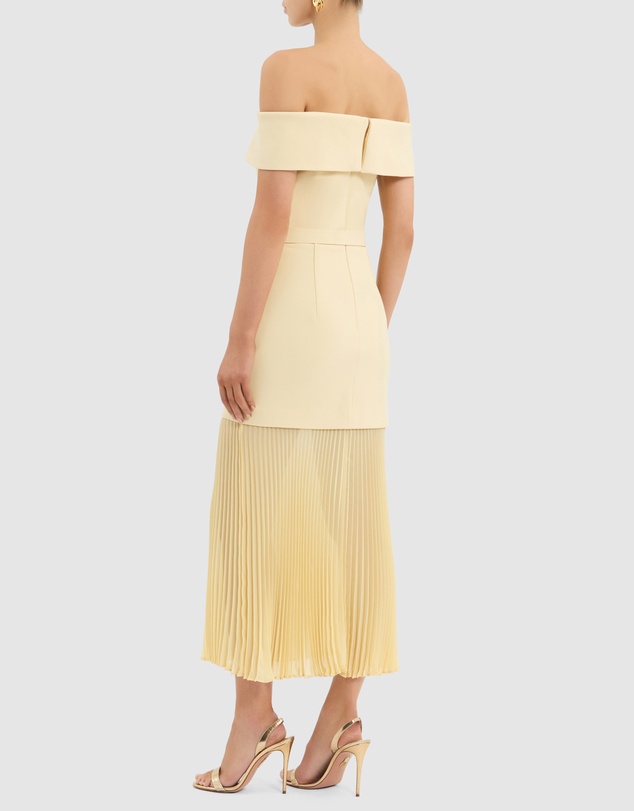 Rebecca Vallance - Muriel Off the Shoulder Midi Dress