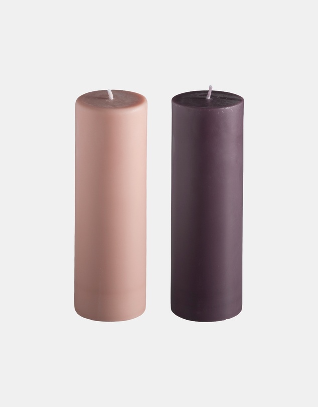 porter green - escc medium pillar candle soy-blend unscented candles
