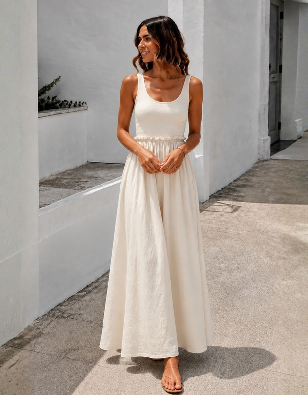 Esther & Co - Lucienne Dress - Ivory