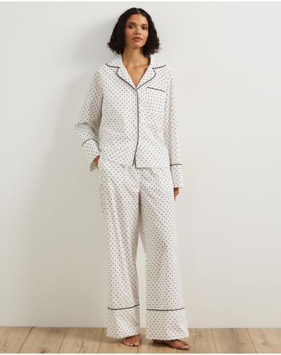 White & Black Polka Dot