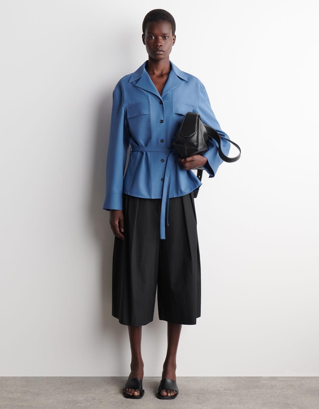 COS - Pleated Cotton Culottes