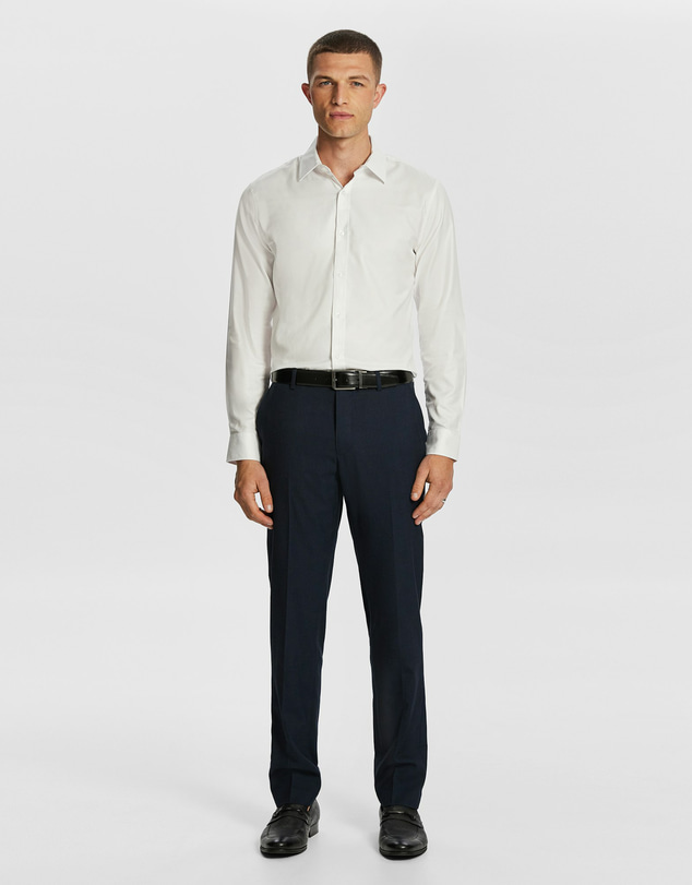 yd. - Maximum Two Ply Cotton Slim Dress Shirt