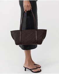 St. Agni - Woven Slim Bateau Tote