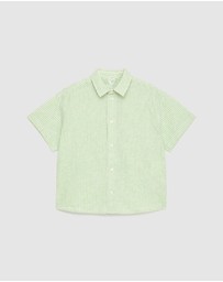 ARKET - Mats SS Linen Shirt - Kids-Teens