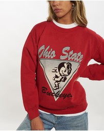 Vintage by The Real Deal - Pre Loved - 90s NCAA Ohio State Buckeyes Sweatshirt