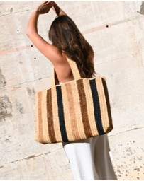 Mimmi Terra - Raffia Zitti Bag Tiramisu