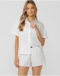 Lorna Jane - Cherish Broderie Short Sleeve Shirt