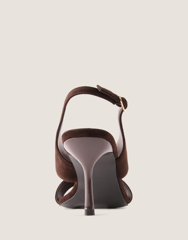Shelly Shen - Bronte High Sandals Brown Suede