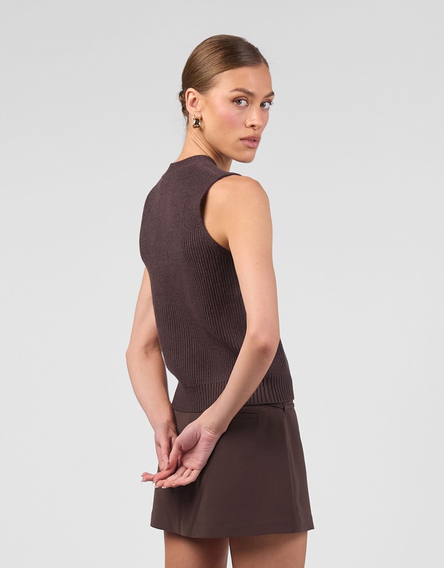 MVN - Taking Sides Zip Vest Top