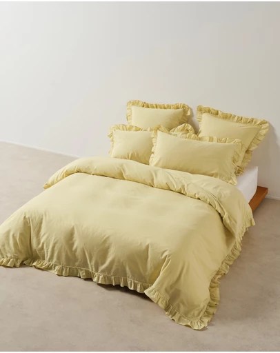 Linen House - Vintage Ruffle Quilt Cover Set