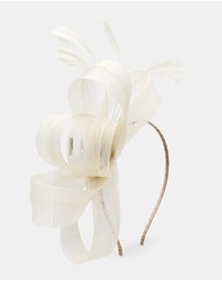 Morgan & Taylor - Nyla Fascinator in Beige