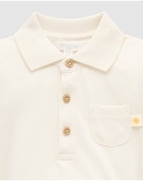 Purebaby - Polo Bodysuit -Kids-Babies