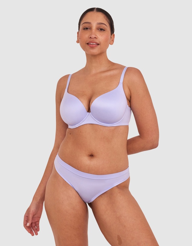 Bras N Things - Body Bliss Contour Plunge Bra - Pale Blue