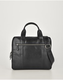 Cobb & Co - Turner Leather Laptop Satchel