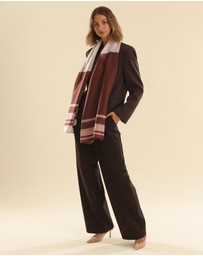 Morgan & Taylor - Eleanor Light-Weight Scarf in Brown
