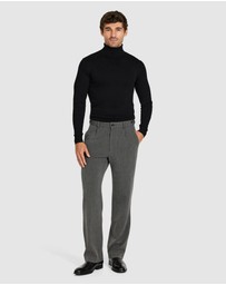 Tarocash - Strand Pinstripe Pleat Pant