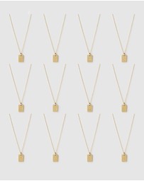 Arms Of Eve - Zodiac Gold Tag Necklace