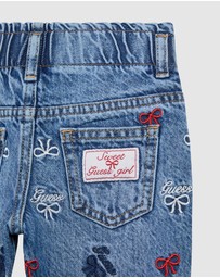 GUESS - Embroidered Denim Pants