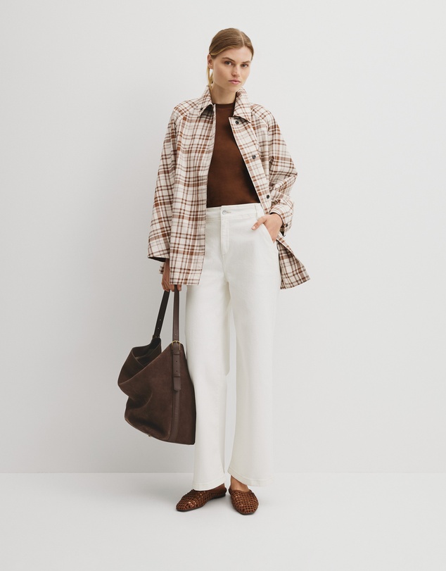 Country Road - Plaid Swing Coat