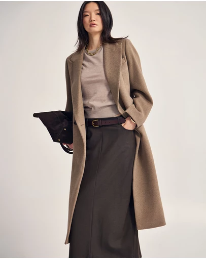 Oxford - Saskia Double Breasted Wool Rich Coat