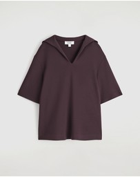 COS - Sailor-Collar Jersey T-Shirt