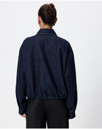 Tussah - Margot Chambray Bomber Jacket