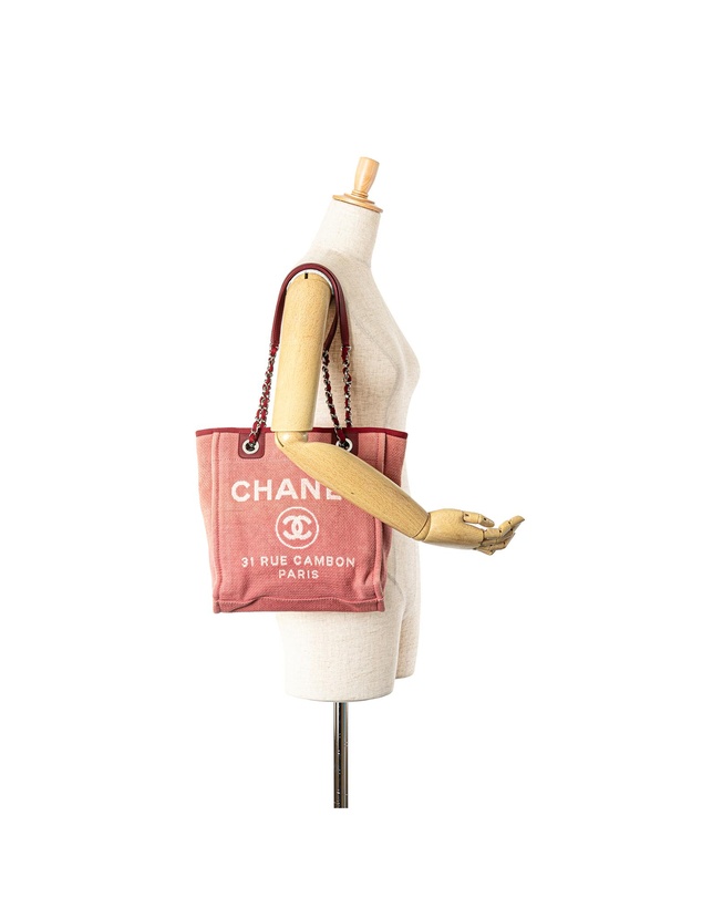 Pre-Loved by Azura Reborn - Pre-Loved chanel Chanel Tote Bag Pink Canvas