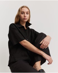 Country Road - Organically Grown Linen Short Sleeve Shirt