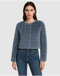 Honey and Beau - New York Faux Fur Jacket