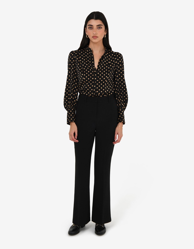 Forcast - Dotti Polka Dot Printed Blouse