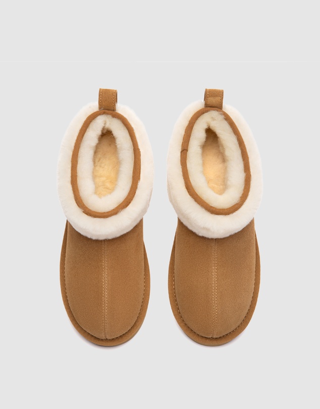EVERAU - Australian Shepherd Ugg Eirwen Cow Suede Upper UGG Boots
