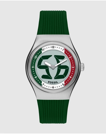 Fossil - Archival Big Tic Green Analogue-Digital Watch