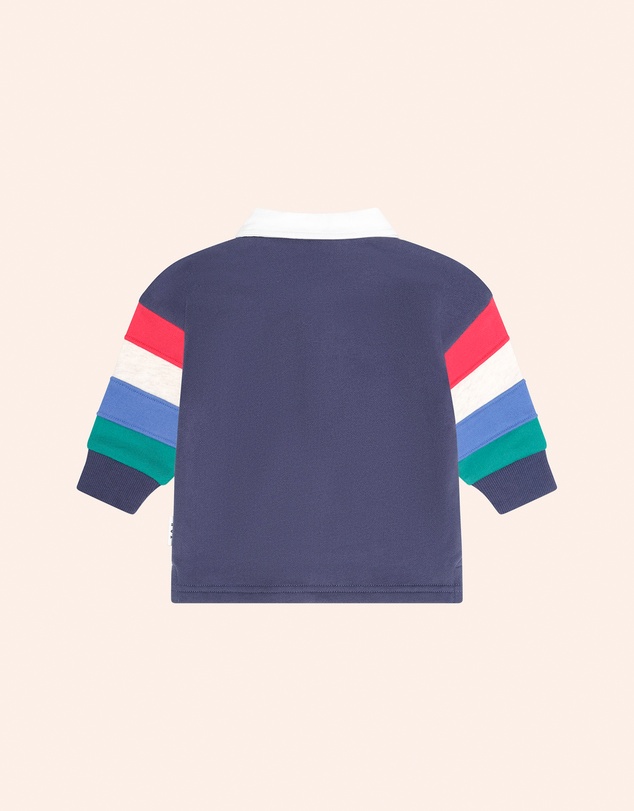 Huxbaby - Nautical Hux Spliced Fleece Polo - Babies-Teens